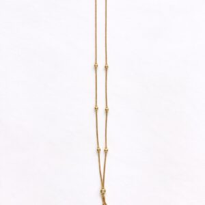 22k 916 HUID gold beaded chain design from Sri Ganesh Nagaikadai T.Kallupatti Madurai